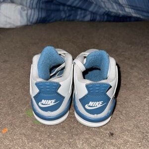 air jordan 4 retro toddler military blue, never worn, size 10c
